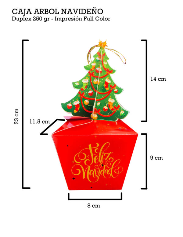 Caja Arbol de Navidad | 28x8x11.5 | 12 u - Imagen 2