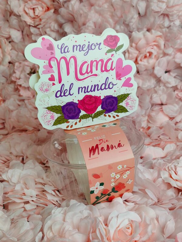 Día de la Madre Bowl Topper | 1 u | 12 u | 24 u | 50 u - Imagen 3