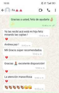 testimonio 2 clientes wonderlandboxes