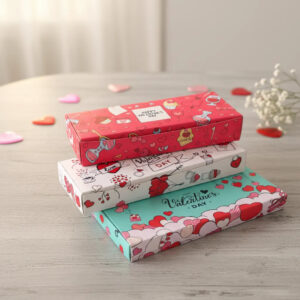 Caja 3 alfajores San Valentin "Valentine's Day 02" | 24 u