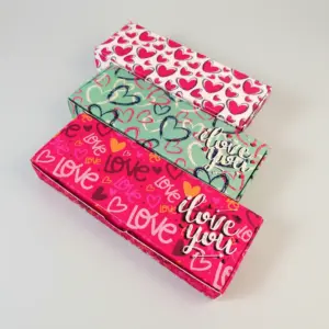 Caja 3 Alfajores San Valentin "I love you" 19x7x3 |  24 u