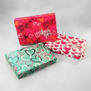 Caja 6 Alfajores San Valentin «I love you» 19x13x3 | 24