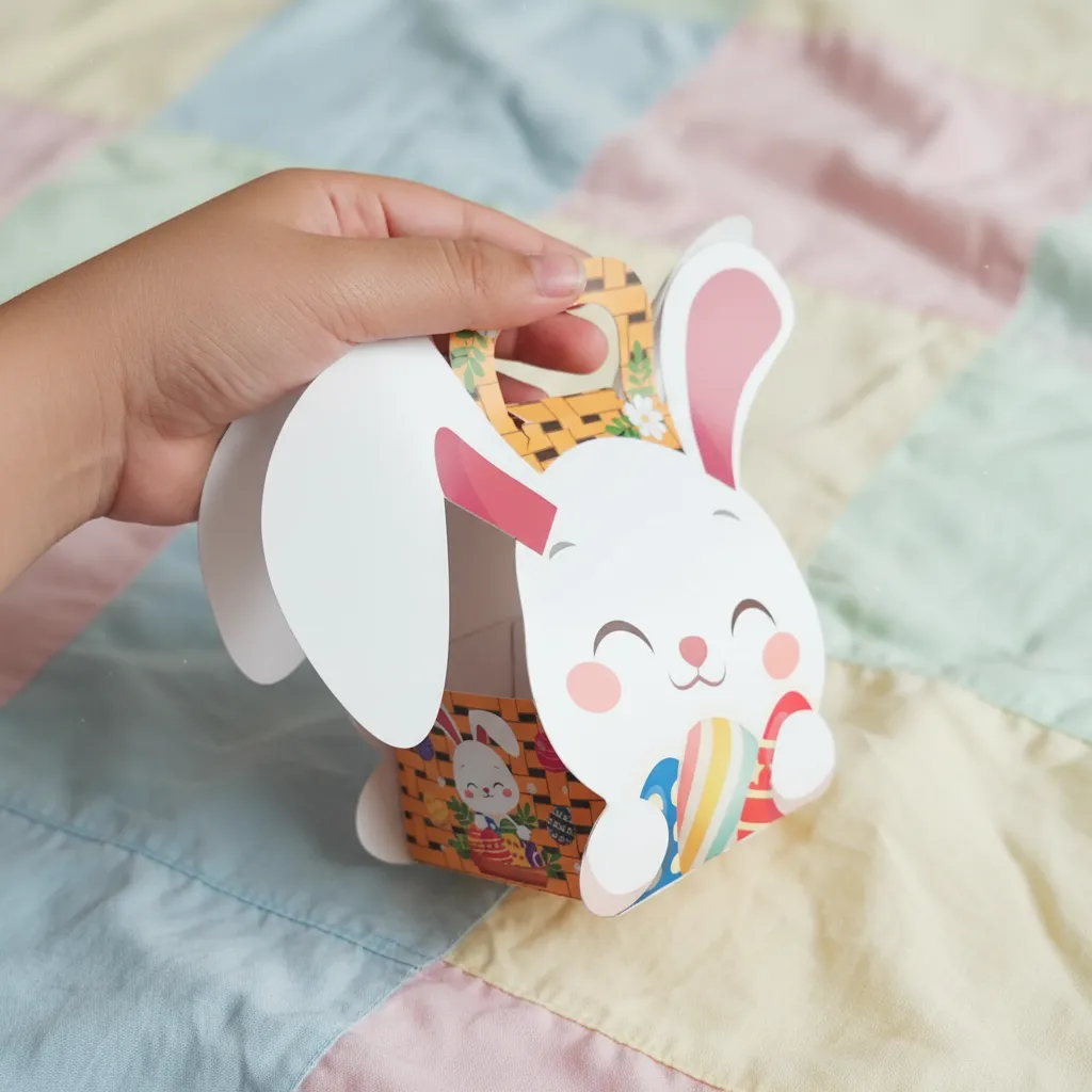 Canastas de Pascua Conejito Autormables | Cajas para Huevos, Regalos y Emprendimientos| 12 u | 50 u - Imagen 13