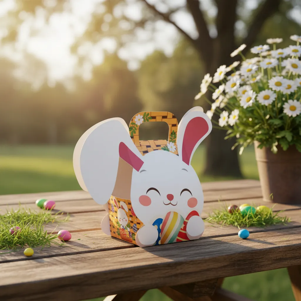 Canastas de Pascua Conejito Autormables | Cajas para Huevos, Regalos y Emprendimientos| 12 u | 50 u - Imagen 6