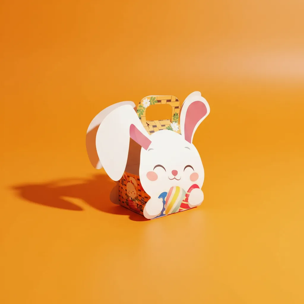 Canastas de Pascua Conejito Autormables | Cajas para Huevos, Regalos y Emprendimientos| 12 u | 50 u - Imagen 10